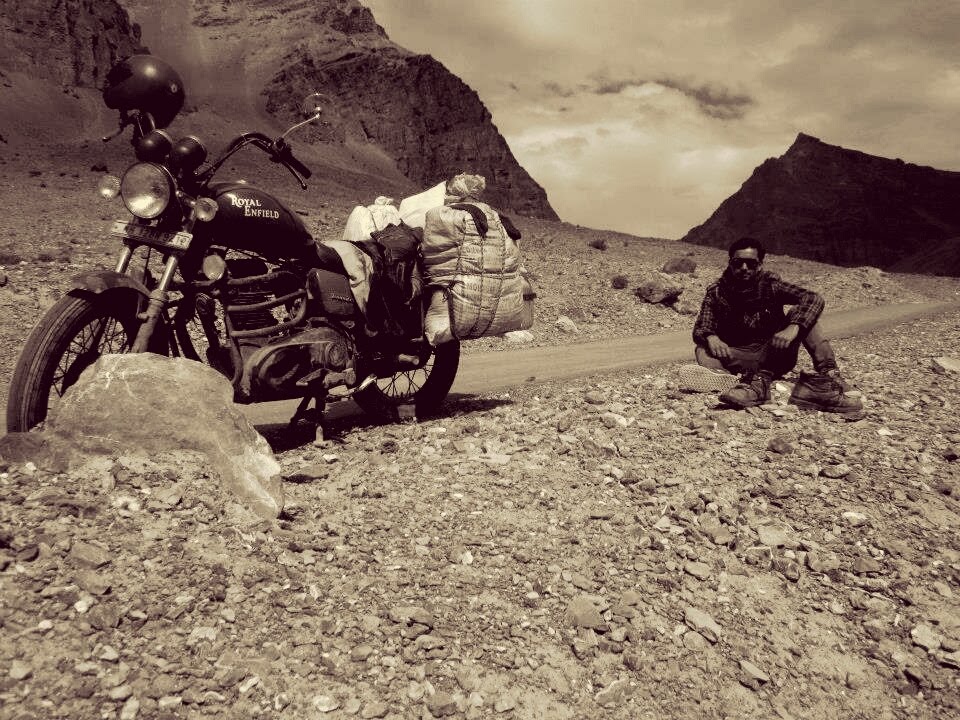 Biking in spiti